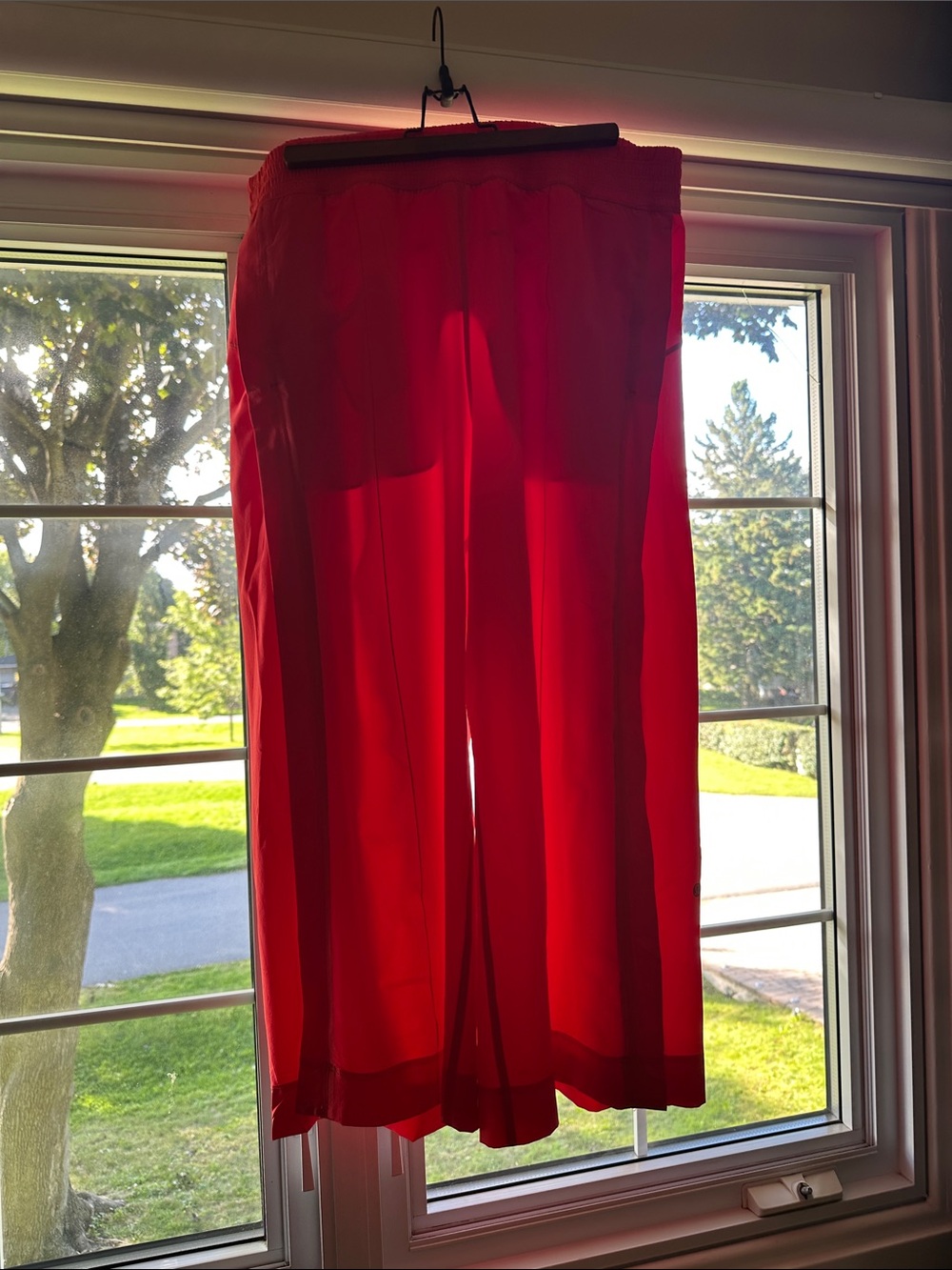 lululemon FLOWY Wide-Leg Pull-On Pants Size 14 Coral colour